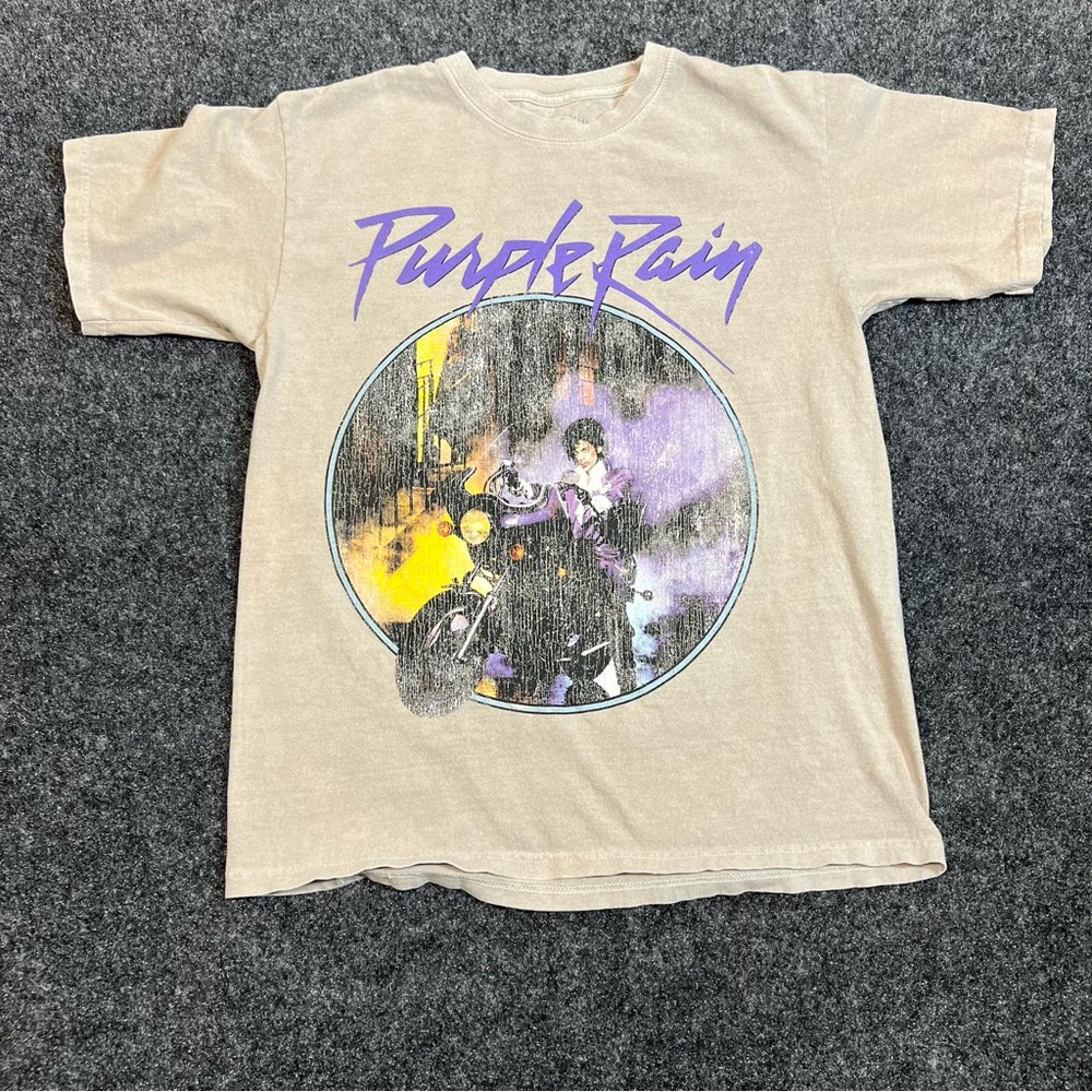 Prince Purple Rain Graphic T Shirt Small Official Paisley Park Band Tee
